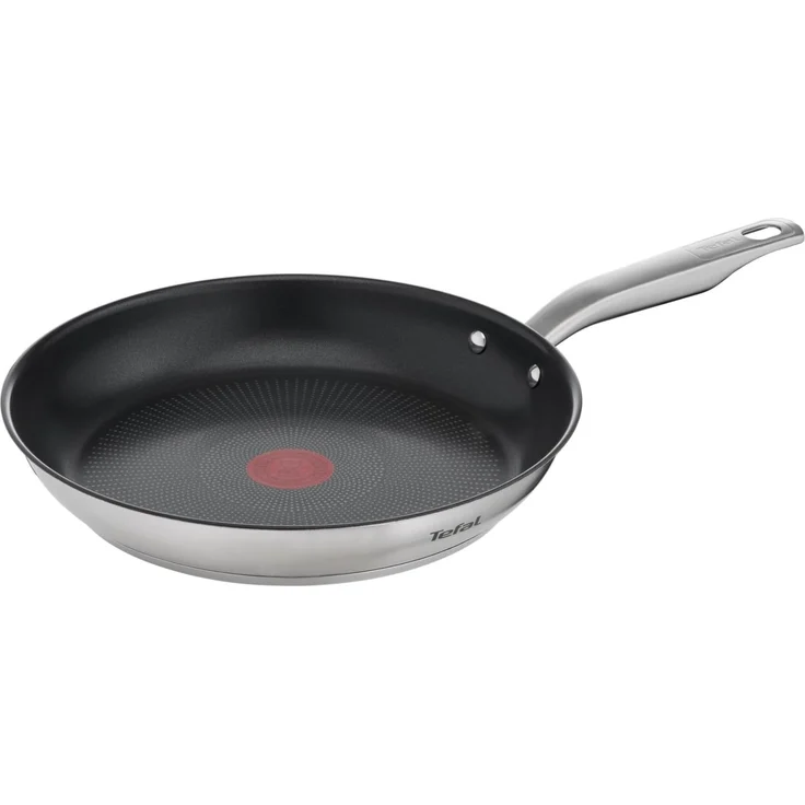Tefal 'Virtuoso' Bratpfanne mit Temperaturanzeiger, Premium-Edelstahl silber, Ø 28 cm – Bild 1