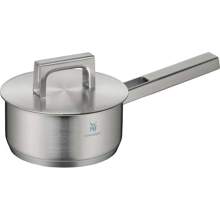 WMF Milchtopf Ultimate Cool+, Cromargan Edelstahl 18/10 (16cm, 1-tlg, 1,4l), Induktions Topf mit Innenskalierung