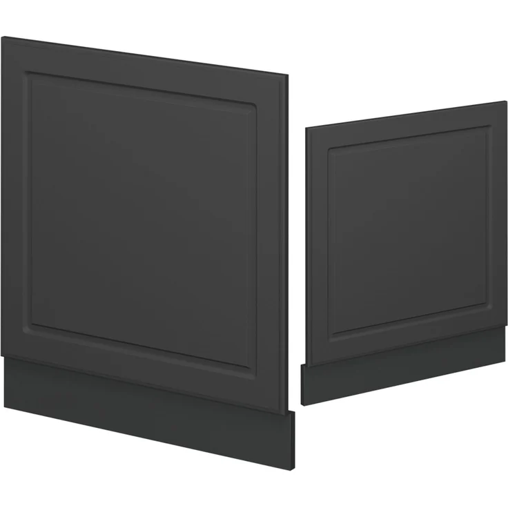 Frontblende Fame-Line Anthrazit-Gold Landhaus/Anthrazit 60 cm, AP Eiche Vicco – Bild 4