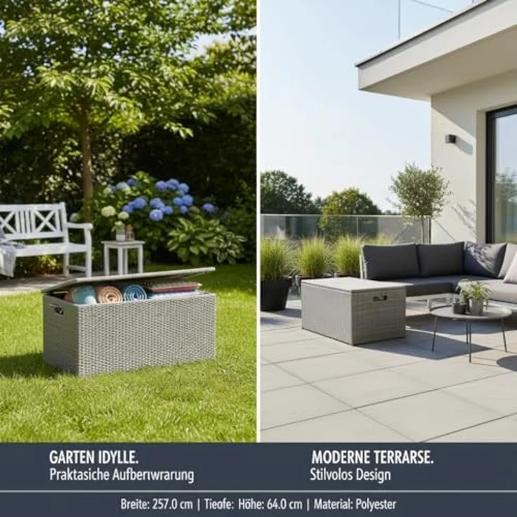 VENTURE HOME Kunststoff Gartenbox London | – Bild 3