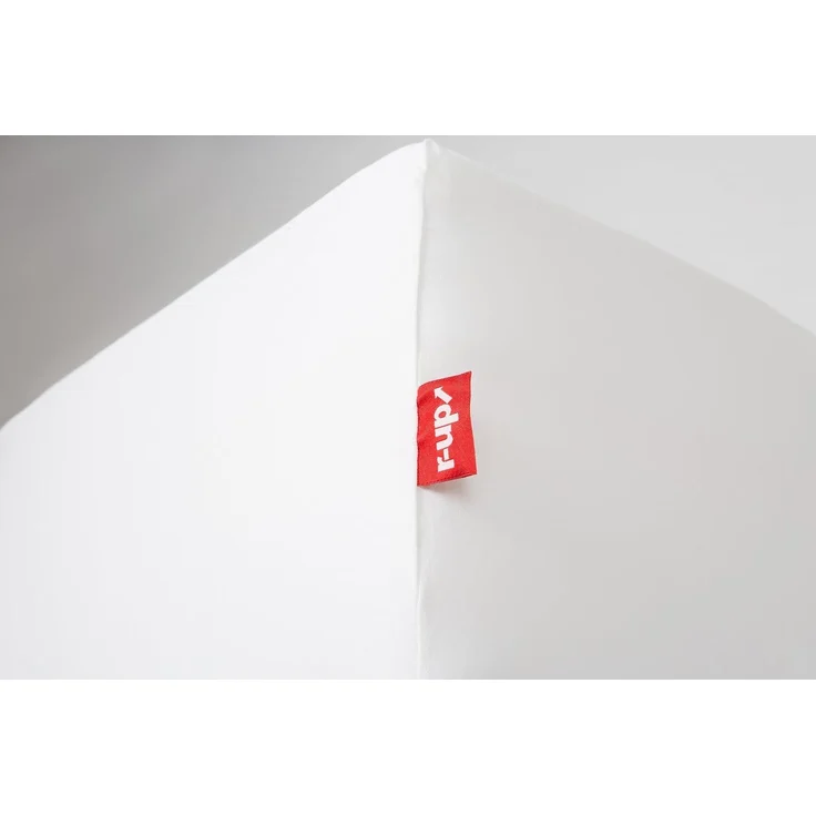 r-up Prima Spannbettlaken 90x200-100x220 bis 35cm Höhe weiss 97% Baumwolle / 3% Elasthan 160g/m² – Bild 3