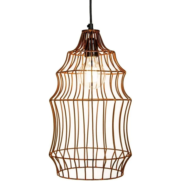 Marrakesch Orient & Mediterran Interior Pendelleuchte Vintage Pendelleuchte Range 41cm, Industrielle Kupfer-Look Hängelampe, ohne Leuchtmittel, Handarbeit – Bild 5