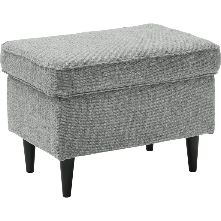 ED EXCITING DESIGN Hocker Oskar, mit Massivholzfüßen – Bild 1
