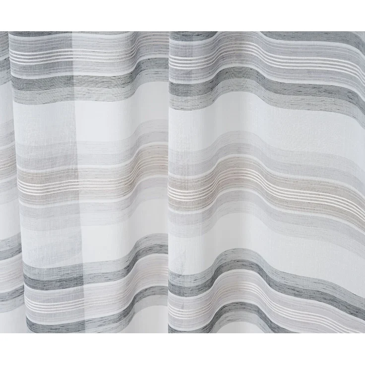 GÖZZE Schlaufenschal BACARDI anth. BH 140x245 cm grau Vorhang – Bild 2