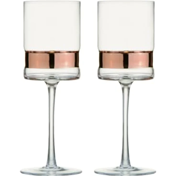 2er Set Mundgeblasen Anton Studio Designs SoHo Weingläser 350ml – Bild 5