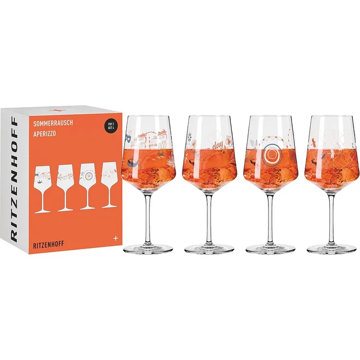 Ritzenhoff 6051003 Aperitifglas-Set F23 SOMMERRAUSCH A. Hilles, C. Kordes, S. Eikler, R. Rosenkranz 2023