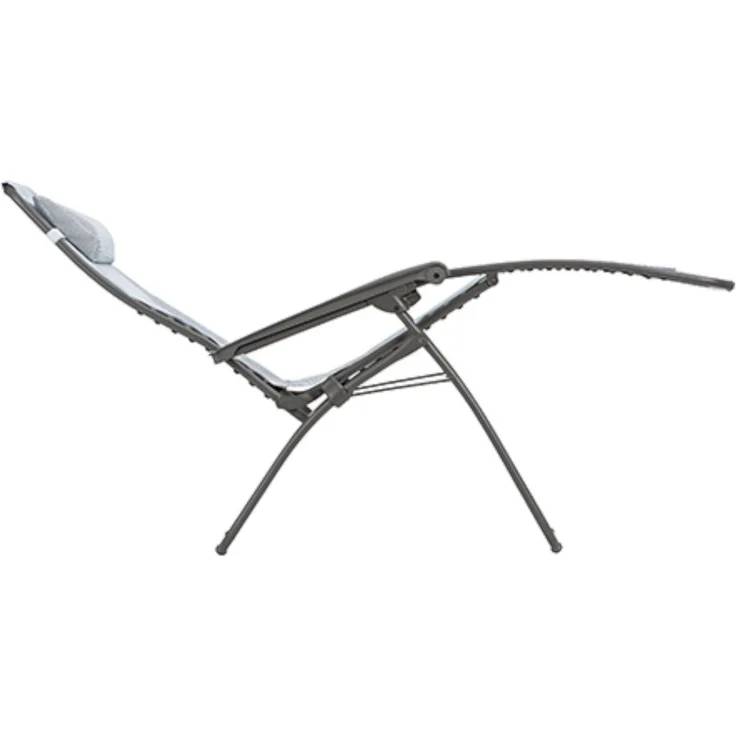 Lafuma RSXA Clip Ciel Titane Relaxliege Batyline® Iso Sonnenliege LFM2055.9711 – Bild 4