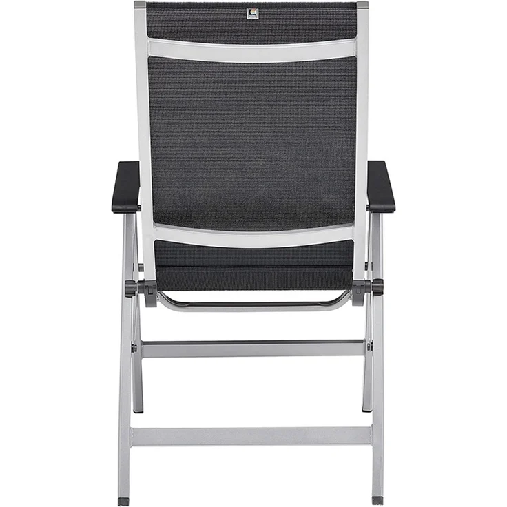 Kettler Basic+ Premium Klappsessel silber / Lakritz – Bild 7