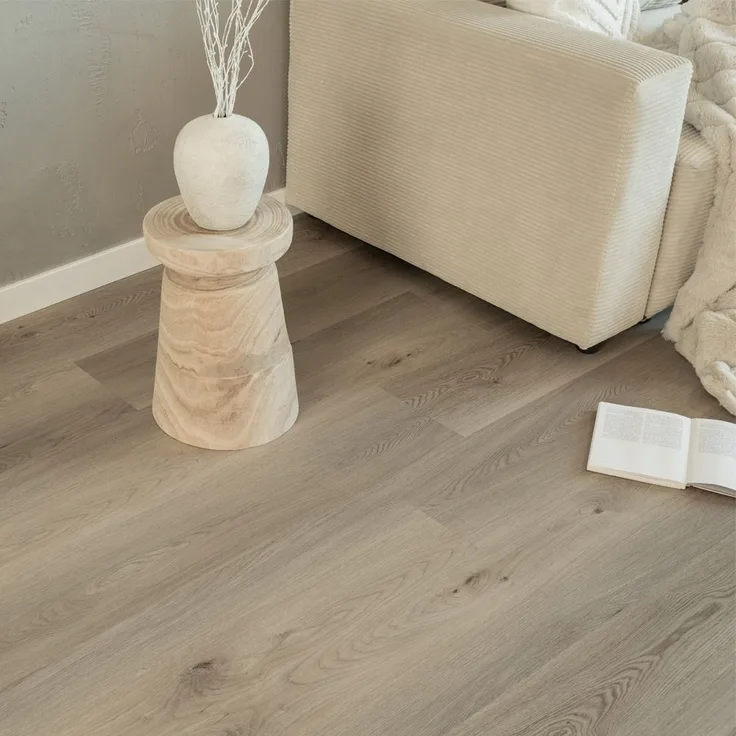 HOME DELUXE Klick-Vinylboden mit Trittschall LOMEA Steingrau - 40 m²