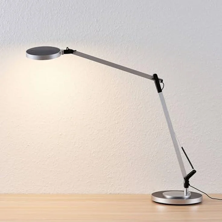 Lindby Rilana, LED Tischlampe dimmbar aus Metall für Arbeitszimmer & Büro – Bild 4