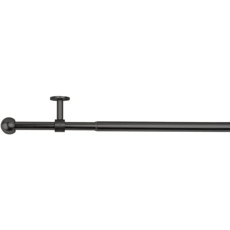 ondeco Gardinenstange Teleskopgarnitur Allrounder, Ø 19 mm, 1-läufig, ausziehbar, Bohren, verschraubt – Bild 4
