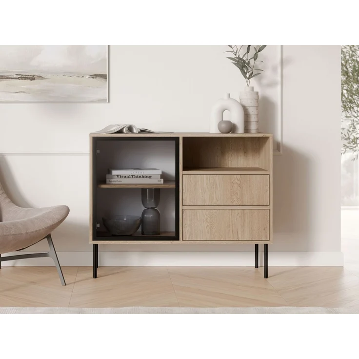 Kommode Domi 100 1D2S (Farbe: Eiche Cremona) – Bild 2