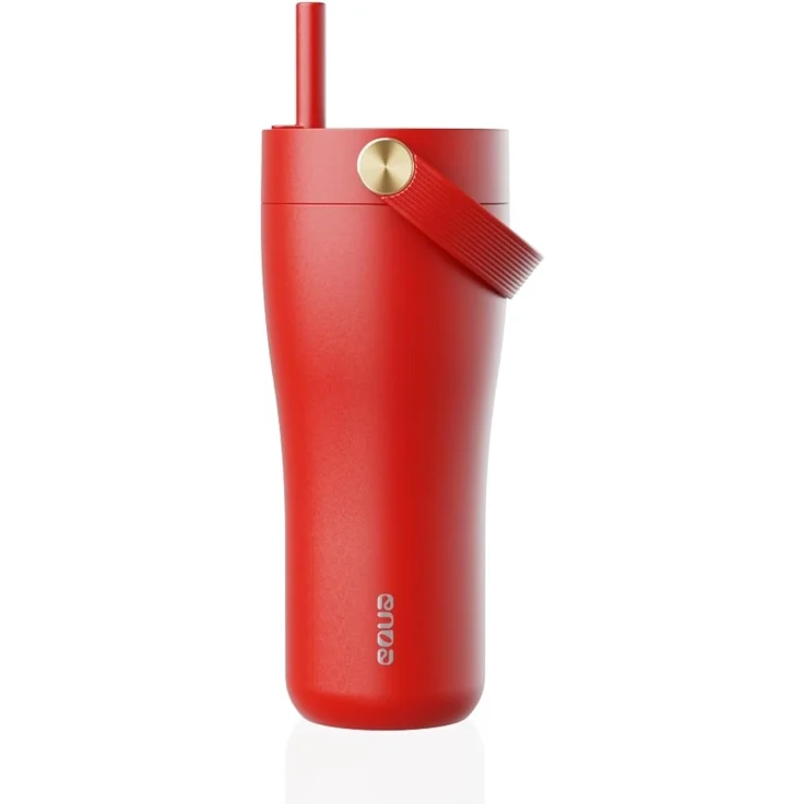 Isolierbecher Thermobecher 0,6L Edelstahl EQUA Carry Cup Pomodoro 311594