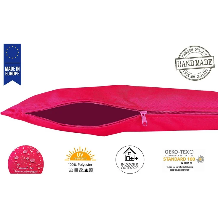 JACK Kissenbezüge 2er Set 40x60cm Outdoor Wasserfest, (2 Stück), 2x Kissenhülle, strapazierfähig, wasserabweisend, Innen & Außen – Bild 2