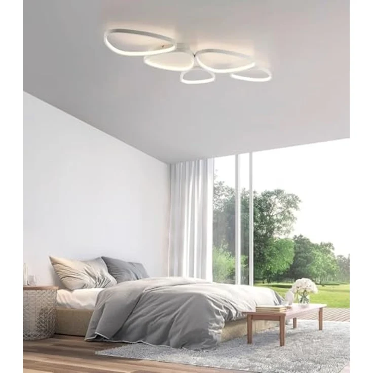 JUST LIGHT Deckenleuchte PEBBLES, Dimmfunktion, LED fest integriert, Warmweiß, LED, dimmbar, Switchmo, Memory, nach Trennung vom Netz – Bild 2