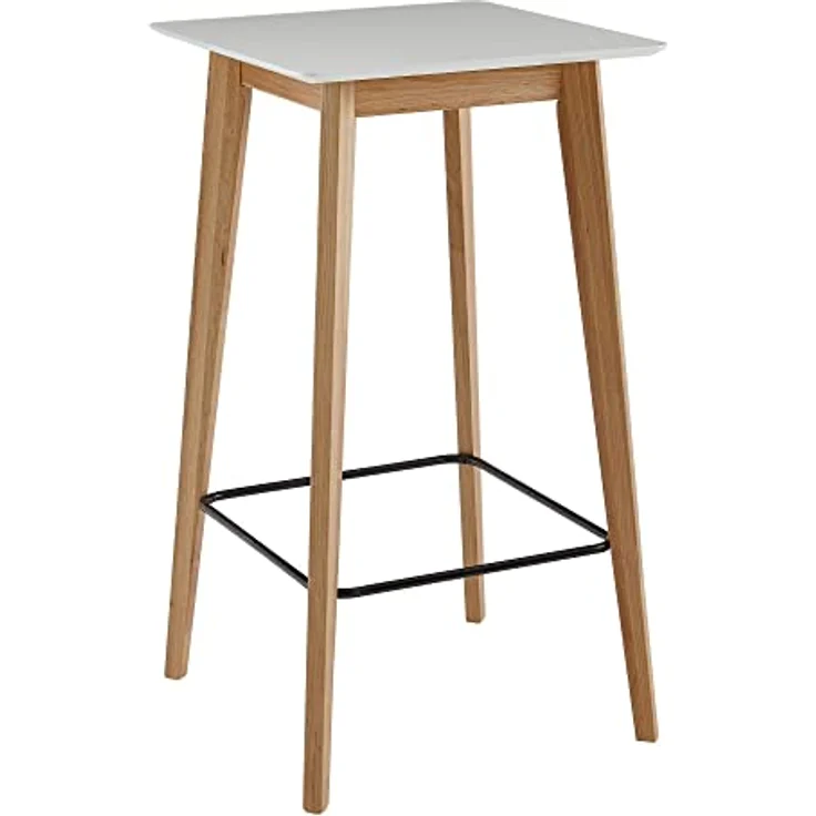 Stehtisch 60 x 110 x 60 cm Weiß – Bild 2