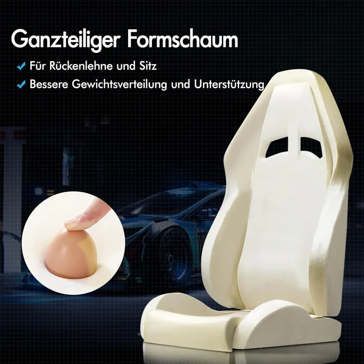ALFORDSON Gaming Stuhl mit Massage RGB LED-Licht Ergonomisch Bürostuhl Schwarzes – Bild 5