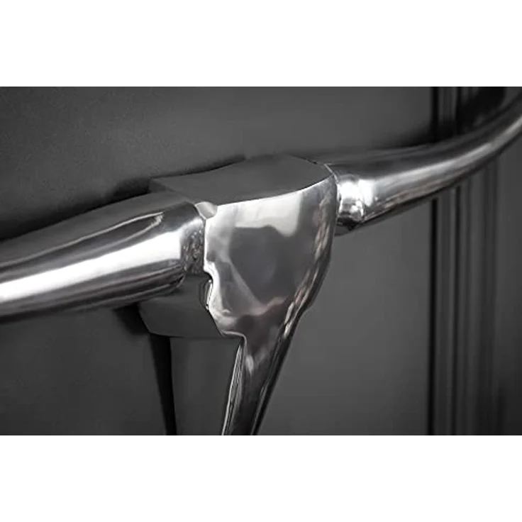 riess-ambiente Wanddekoobjekt BULL L 100cm silber, Stierkopf · Modern Design · Wanddekoration · Metall – Bild 4