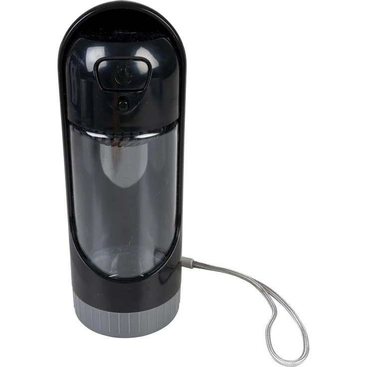 Duvo+ Wasserflasche Compact schwarz, 6,5 x 6,5 x 18,5 cm – Bild 3