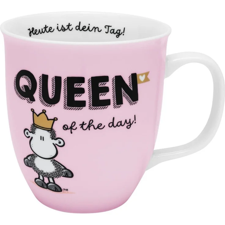 Tasse Kaffeetasse Kaffeebecher Teetasse Sheepworld 40cl QUEEN 48846 – Bild 2