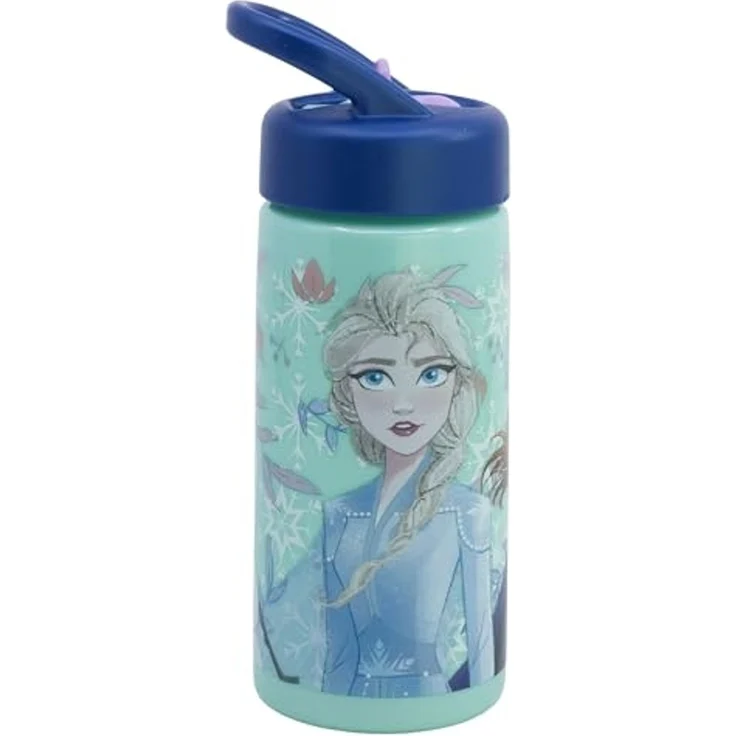 Disney Frozen Kinder Wasserflasche 410 ml für Alltag Schule und unterwegs – Bild 2