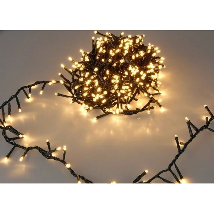 Spetebo Lichterkette LED Lichterkette extra warm weiß - 11 m / 560 LED, 560-flammig, mit Speicherchip – Bild 2