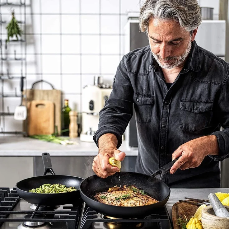 KitchenAid Bratpfanne Keramik Antihaft 30 cm - 29 bis 32 cm – Bild 4