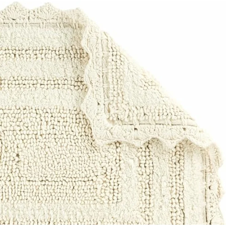 Mirabeau Badematte Badematte Yalexir creme, Höhe 400 mm, 100% Baumwolle – Bild 5
