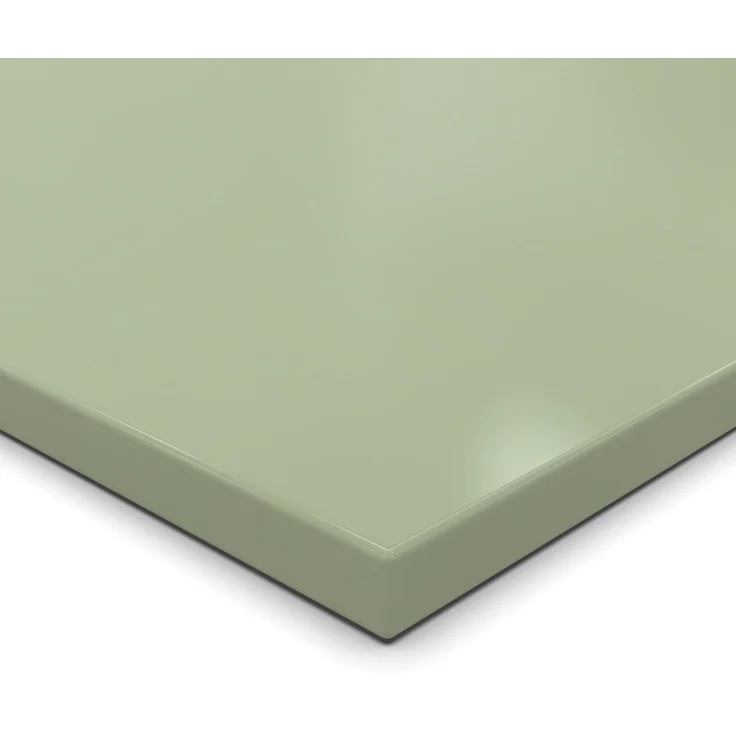 Dekor Spanplatte 19mm Tischplatte Avocado Green 22458 MN mit ABS Kante Umleimer - Größe 50 x 90 cm - Höhe 1,9 cm - Farbe Avocado Green – Bild 1