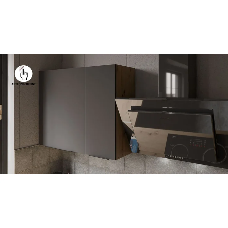 Winkelküche ARIA K-AR ECKE 2 - 250 x 270 cm Anti Fingerprint Küchenzeile Küchenblock Singleküche Einbauküche Küche Eckküche – Bild 6