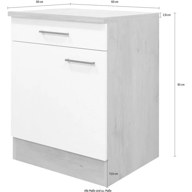 Flex-Well Unterschrank Morena (B x H x T) 60 x 85 x 60 cm – Bild 2