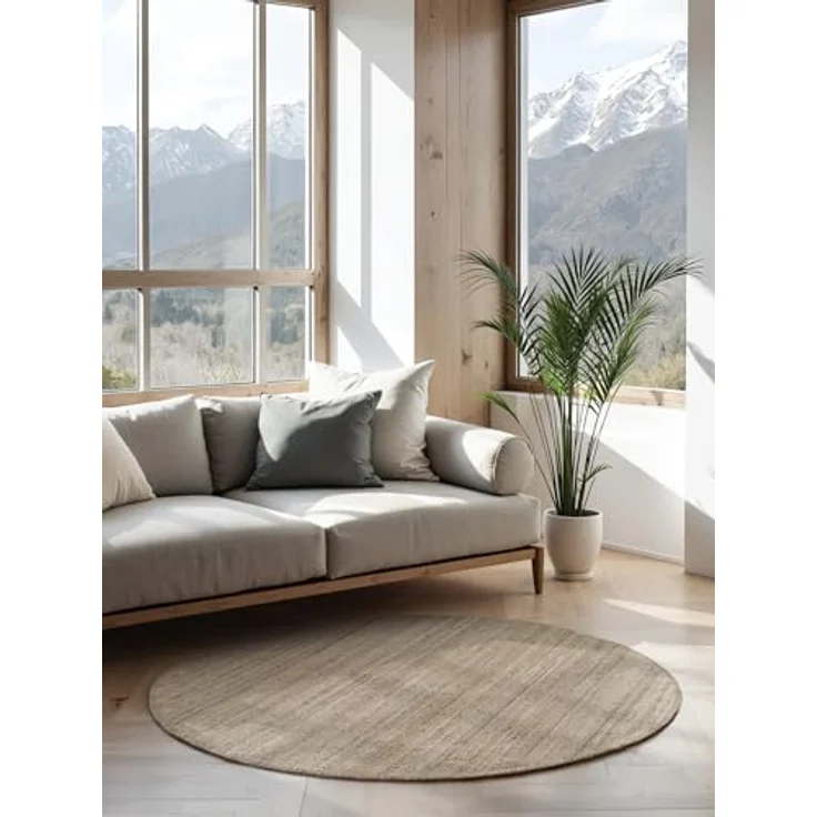 HANSE Home Teppich Jaipur Juteteppich, als Läufer und in Rund, rechteckig, Höhe: 10 mm, 100% Naturfaser, Wohnzimmer, Esszimmer, Schlafzimmer, GRS – Bild 2