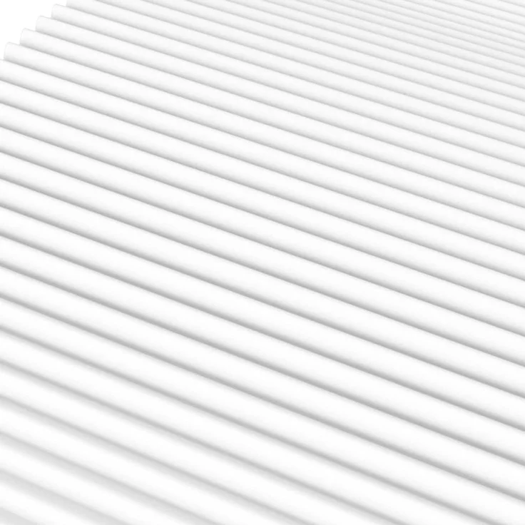 vidaXL Schaumstoffmatratze Weiß 120x210 cm Härtegrad H2 H3 4016633 – Bild 5