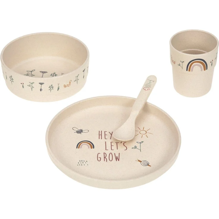Lässig Garden Explorer Geschirrset Beige – Bild 1