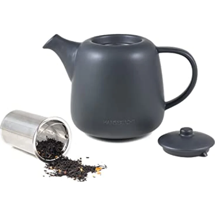 Hanseküche Teekanne Teekanne (1L), 1.3 l, (Teekanne, 1-St, inkl. Edelstahlsieb), Hochwertiges Material, Edelstahlsieb, Ergonomischer Griff – Bild 7