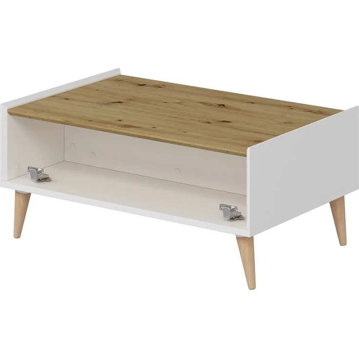 Skye Decor 'Mitra - 9090' Couchtisch, Weiß / Artisan, 90 x 41 x 60 cm – Bild 6