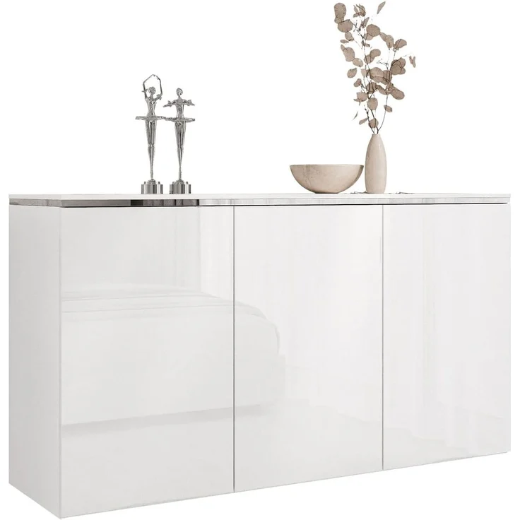 Lookway Kommode AURORA SILVER 3D mit Griffloses Öffnungssystem – Bild 1
