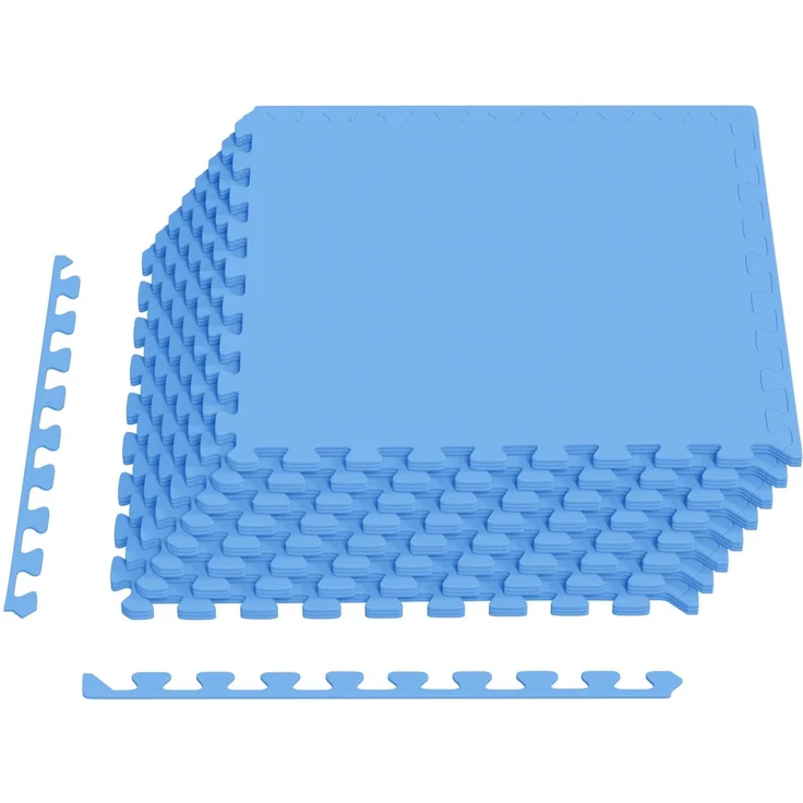 vidaXL Pool Bodenschutzmatte 24 Stk. Blau 8,64 m² EVA-Schaum 3433293 – Bild 2