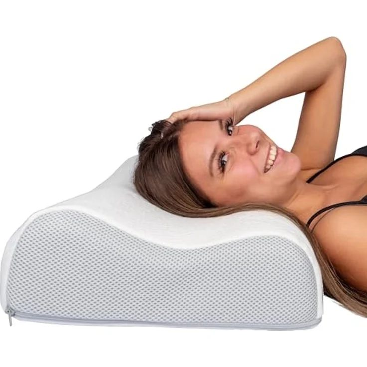 Traumschloss Nackenstützkissen Exclusiv, Füllung: Gelschaum, Bezug: Polyester, Soft-Touch Feeling – Bild 2