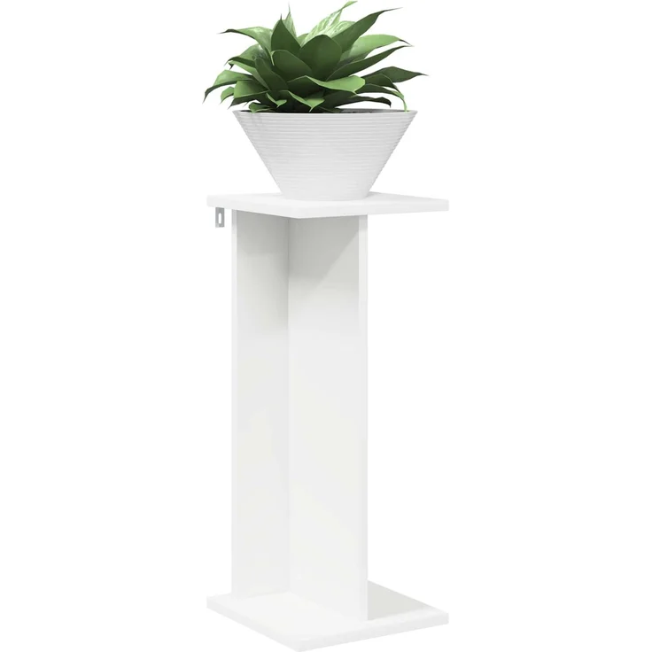 vidaXL Pflanzenständer 2 stk. Weiß 25 x 25,5 x 60,5 cm Holzwerkstoff 899659 – Bild 3