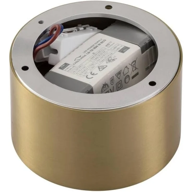 Lindby Deckenstrahler Nivoria, LED, Metall, Gold / Messing warmweiß IP20, LED 9 W gesamt, warmweiß – Bild 8