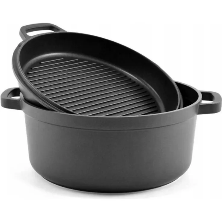 Maestro Maestro Topf mit Grillpfanne 4,5l 26cm MR4126