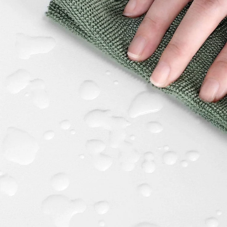 Yaheetech Beistelltisch 3 Ebenen Nachttisch Nachtschrank mit X-förmiger Tischbeine Sofatisch Couchtisch für Schlafzimmer und Wohnzimmer, 40 x 40 x 61 cm, Weiß – Bild 9