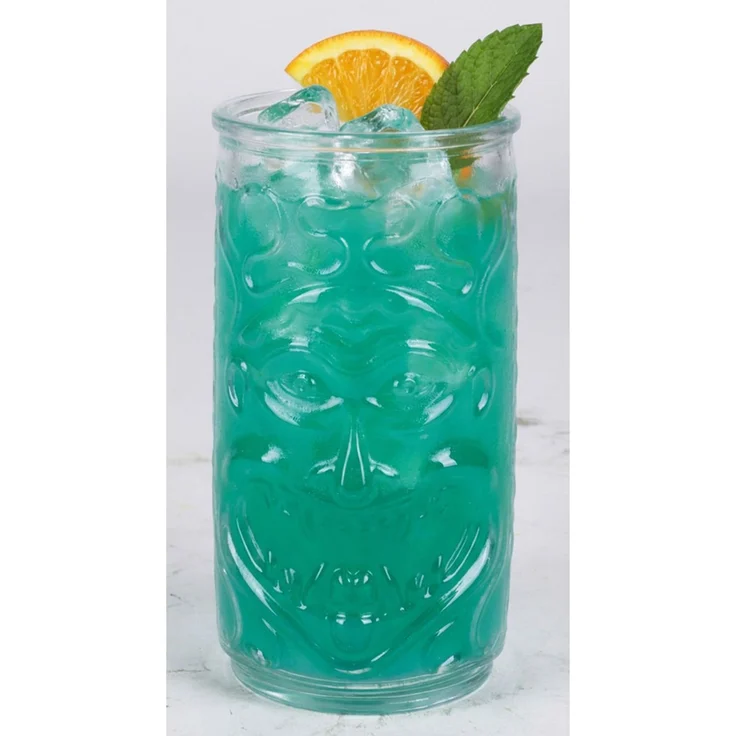 Tiki Glas 500 ml verschiedene Designs 12er Pack – tropische Cocktailgläser für Longdrinks Cocktails und Partys robust für Bar und Gastronomie – Bild 4