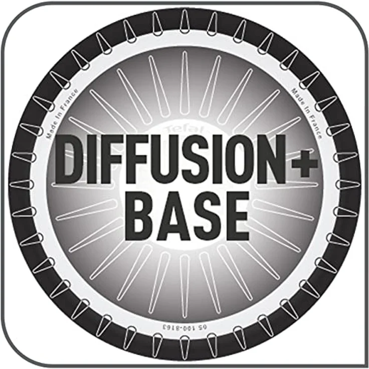 Tefal C38590 XL Force 2-teiliges Pfannenset 24/28 cm, Antihaftpfanne mit Thermo-Signal, langlebig und robust für Gas- und Elektroherde, Diffusion-Pfannenboden, Titanbeschichtung, pflegeleicht, nicht induktionsgeeignet – Bild 4