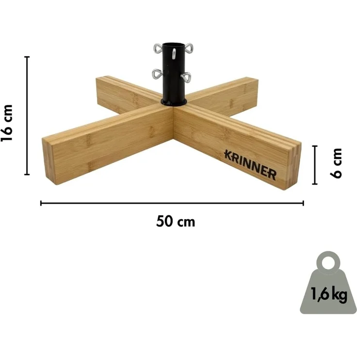 Krinner Christbaumständer Nordic für künstliche Weihnachtsbäume bis Ø 3 cm – Bild 3
