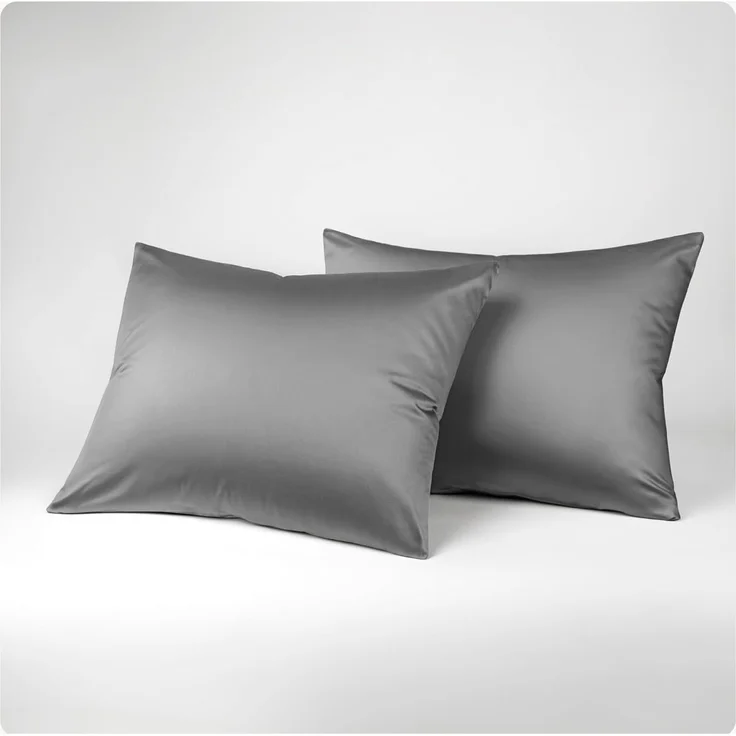 Seralino Kissenbezüge Set aus 100% Lyocell (Tencel) in Gr. 40x80, 80x80, 40x60 cm, (2 Stück), besonders weich, schnelltrocknend, atmungsaktiv, aus Eukalyptusfasern