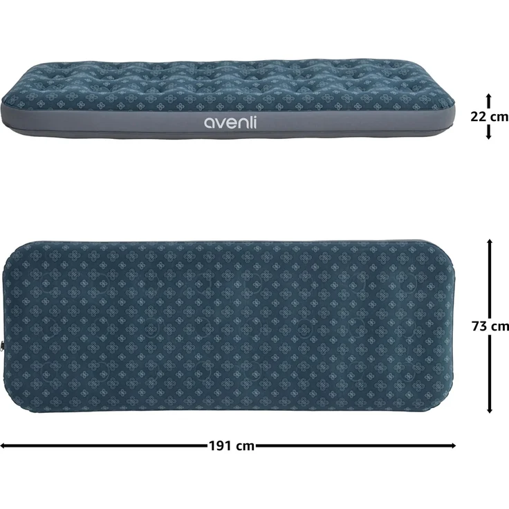 Avenli aufblasbares Luftbett / Campingmatratze 191 x 73 x 22 cm – Bild 5