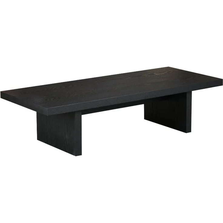 Bronx71 Couchtisch Jersey 120x50 cm Eiche schwarz – Bild 1