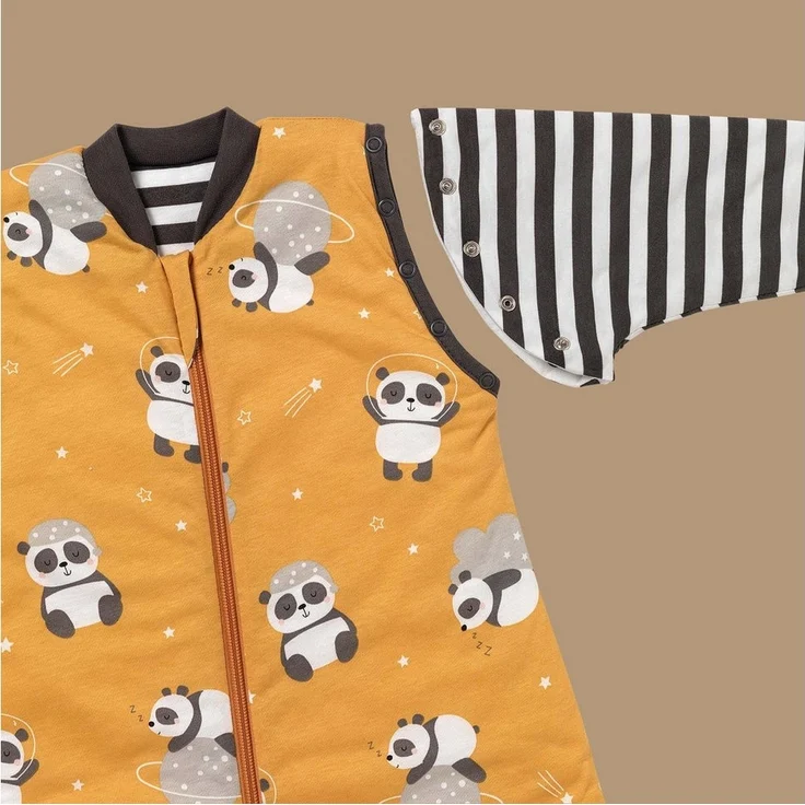 Schlummersack Kinderschlafsack, Schlafsack mit Füßen und umklappbaren Bündchen, 2.5 Tog OEKO-TEX – Bild 3